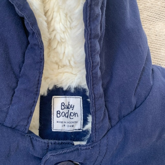 Baby Boden Cotton Hooded Jacket, Size 18-24 months - Picture 3 of 5